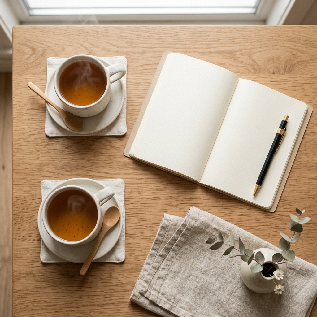 Màu cà phê và tĩnh tại